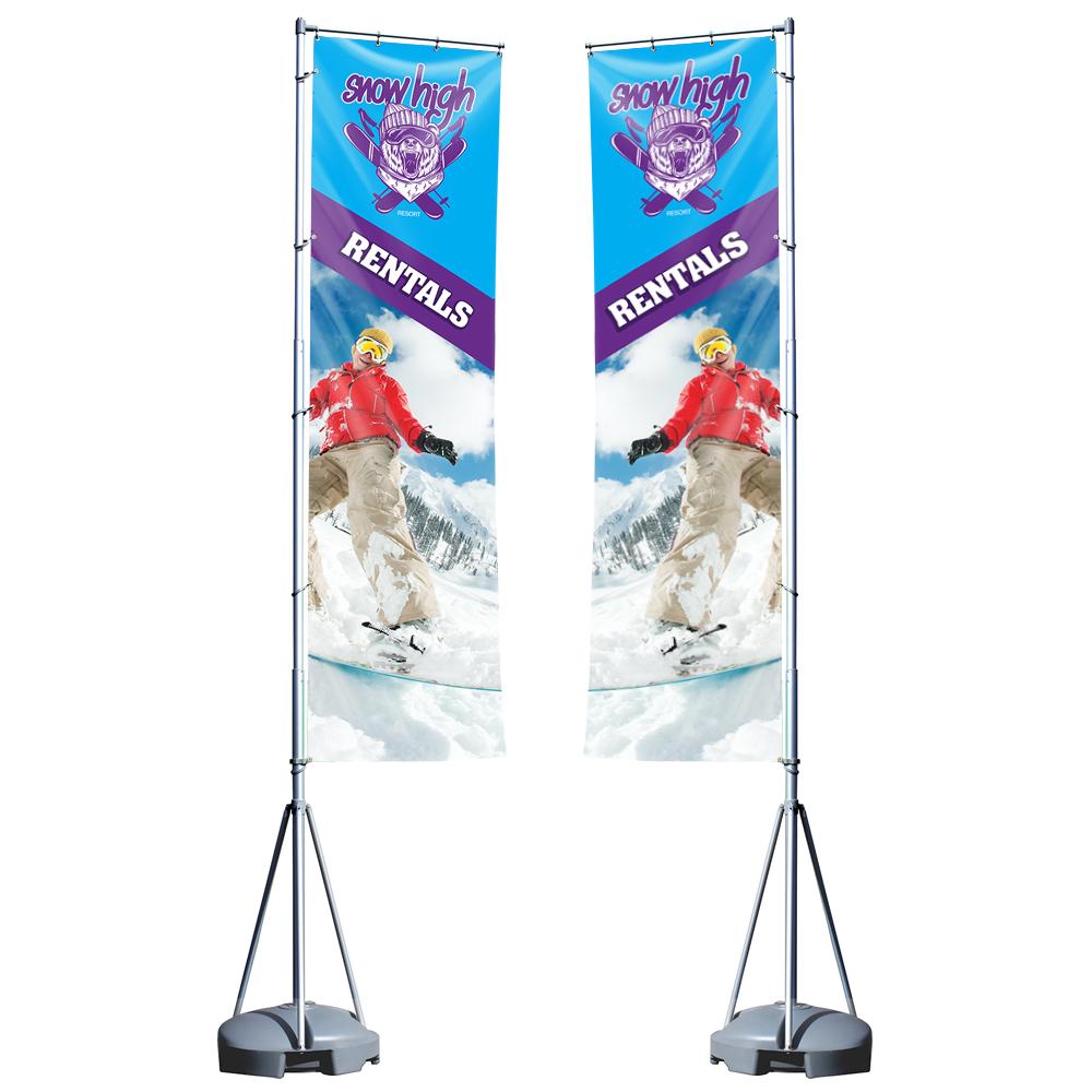ONE CHOICE® 13 ft. Mondo Flag — Graphic Package / Double Sided